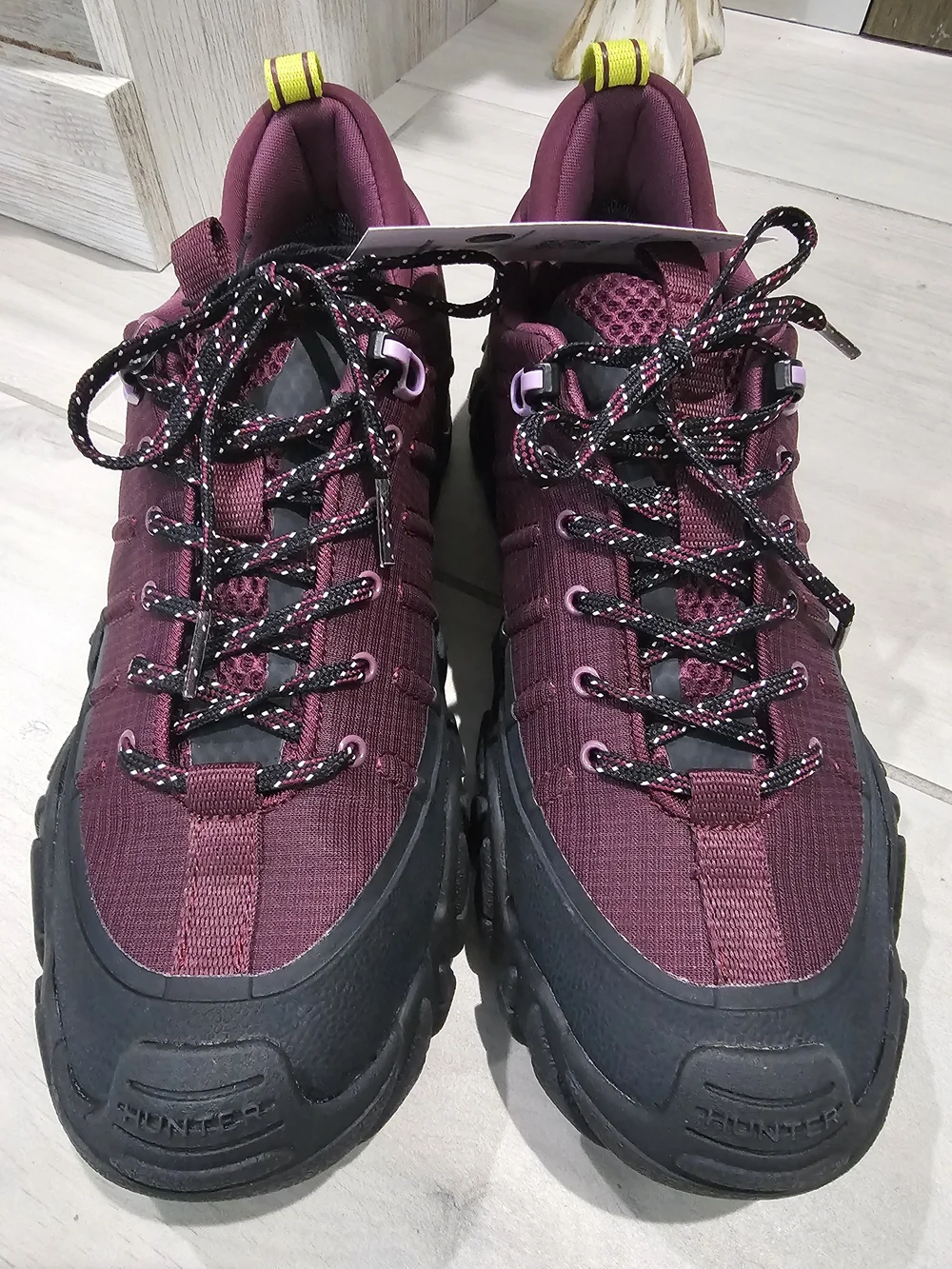 Hunter Women's Burgundy Waterproof Hiking Shoes Boots Size 9.5